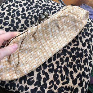 Franchi Collection FALL butter tan woven straw bag Coachella festival w…
